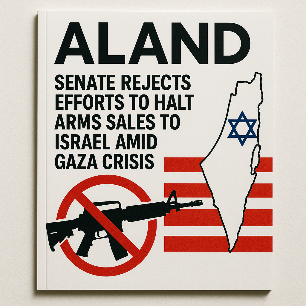  ALAND Magazine Cover - Senate Rejects Arms Sales Halt Amid Gaza Crisis